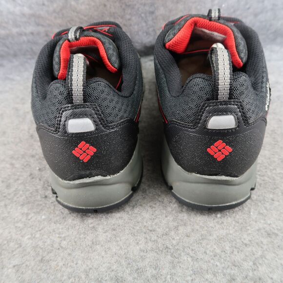 Columbia Shoes Mens 8.5 Athletic Hiking Outdoor Sport Active Omni Tech Black Red - Picture 6 of 15